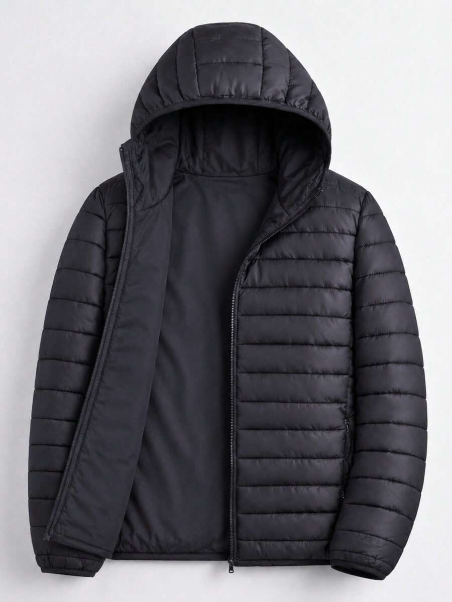 Plush Waterproof Puffer Jacket With Hood, Winter Coat, Jacket - Nhiều màu - Xem 1