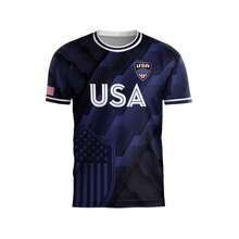 2026 World Cup USA Football Short-Sleeve 3D T Shirt Lightweight And Breathable Sports Jersey - 彩色 - 查看 4