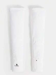 CAMEL CROWN Ống tay chống nắng mùa hè dành cho nữ, chỉ số chống tia UV UPF 50+, chất liệu lụa băng, thích hợp cho đạp xe, giữ ấm tay mỏng. - Trắng cực - Xem 8