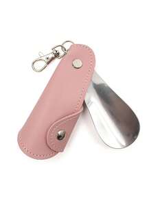 1pc Portable Shoe Horn, Mini Shoe Horn, Foldable And Lightweight, Suitable For Home And Travel Use, Perfect Gift, Fashionable Portable Design, Metal Structure - A - View 8