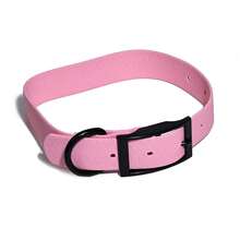 Waterproof & Stain Resistant Dog Collar, Easy To Clean PVC Pet Collar With Black Metal Buckle, Durable Anti-Odor Collar For Swimming, Hiking & Daily Use - Multicolor - View 9