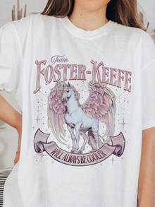 Sudadera con capucha Foster-Keefe, Camisetas del equipo Foster-Keefe, Camiseta de la Academia Foxfire, Camiseta Keeper Of Lost Cities, Mercancía de Kotlc - Blanco - Ver 6