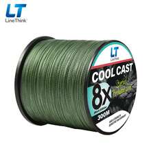 LineThink 8-Strand PE Braided Fishing Line, 300m Ultra-Strong Multi-Strand Fishing Line - Army Green - View 1