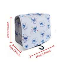 Túi đựng đồ vệ sinh cá nhân và trang điểm Disney Stitch - Một chiếc túi có khóa kéo rộng rãi, nhẹ và đa chức năng được thiết kế dành riêng cho phụ nữ. Lý tưởng để sắp xếp mỹ phẩm, đồ dùng vệ sinh cá nhân và các sản phẩm vệ sinh, kích thước hoàn hảo cho hành lý xách tay. - Nhiều màu - Xem 11