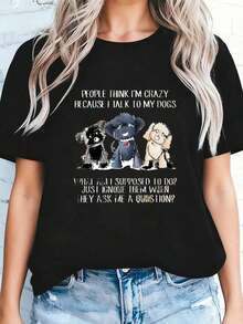 1 Piece Women's Occupational Therapist T-Shirt - Fun Gift For Occupational Therapists With 10 Occupational Therapy Rules And Symbols, 100% Cotton 180g/M², Casual Short Sleeve Crew Neck T-Shirt For Therapists, Occupational Clothing, All Season Comfort, OT Pr180g 100% Cotton. - 黑色 3 - 查看 2
