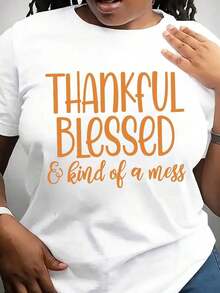 Camiseta Moderna y Minimalista de Acción de Gracias y un Poco de Desorden, Camiseta de Acción de Gracias, Atuendo de Acción de Gracias, Camiseta de Otoño, Camiseta del Día del Pavo, Camiseta Casual de Otoño para el día a día - Blanco - Ver 1