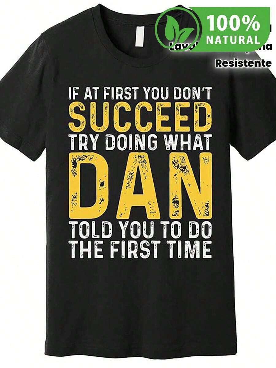 Camiseta con Diseño Divertido y Mensaje Inspirador para Hombre Impresión Amarilla Moda Mexicana Ideal para Uso Diario - Negro - Ver 1