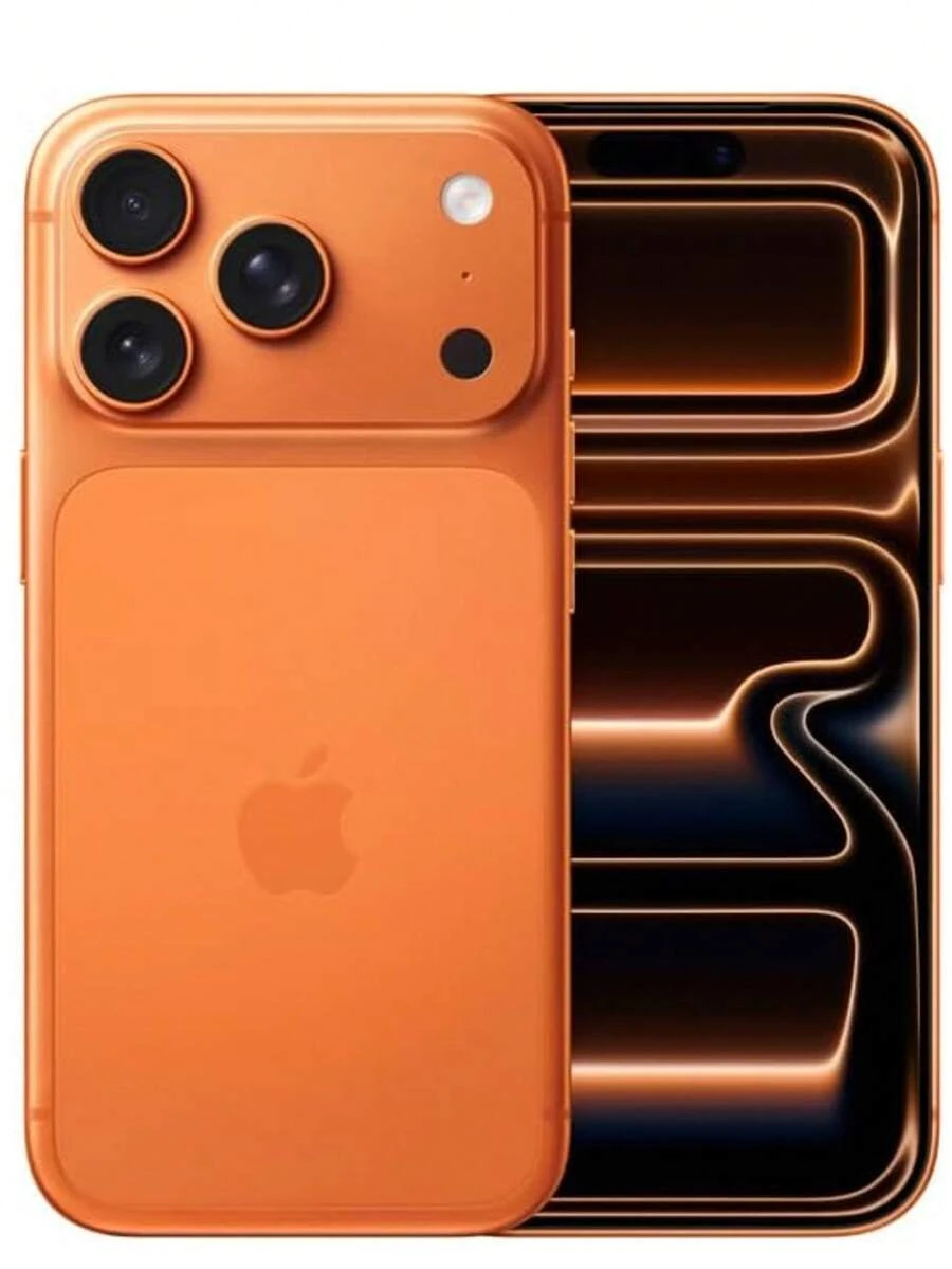 Apple IPhone 17 Pro Max, US Version, ESIM, Cosmic Orange- Unlocked (Renewed) - 橘色 - 查看 1