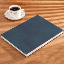 Cuaderno de papel pergamino de alta calidad A4, con marcador, cubierta de cuero suave y papel grueso, resistente a la deformación. Este cuaderno de cuero sintético es adecuado para el estudio y el uso diario, útiles escolares - A4 - Ver 14