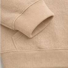 Kids' Kangaroo Hoodie Set, California Style, Thick, Winter - Beige - View 4