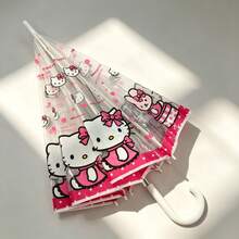 MINISO X Hello Kitty 奢华限量版雨伞，自动折叠透明雨伞，加固耐用，防风防水，高端美学，专属设计，情侣、周年纪念日及特殊场合的贴心礼物 - kitty系列 - 查看 13