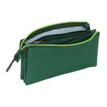 | Large Rectangular Pencil Case Real Betis Balompié Water Resistant, Large Capacity School Pencil Case With Diagonal Zipper, Organizer For Pencils And Pens, Back To School - Triple (2) - View 4