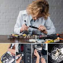 Bộ tua vít chính xác 115 trong 1, bộ dụng cụ sửa chữa với tua vít từ tính, thích hợp cho các thiết bị điện tử như máy tính, điện thoại, PC, laptop, màu đen. - màu đen - Xem 3
