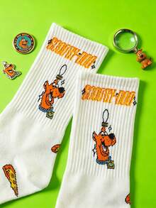 2 pares de calcetines de Scooby Doo de moda, cómodos y transpirables antideslizantes, aptos para todas las ocasiones - Multicolor - Ver 2