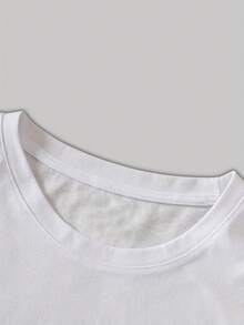 Women's T-Shirt For Spring And Summer - White - View 4