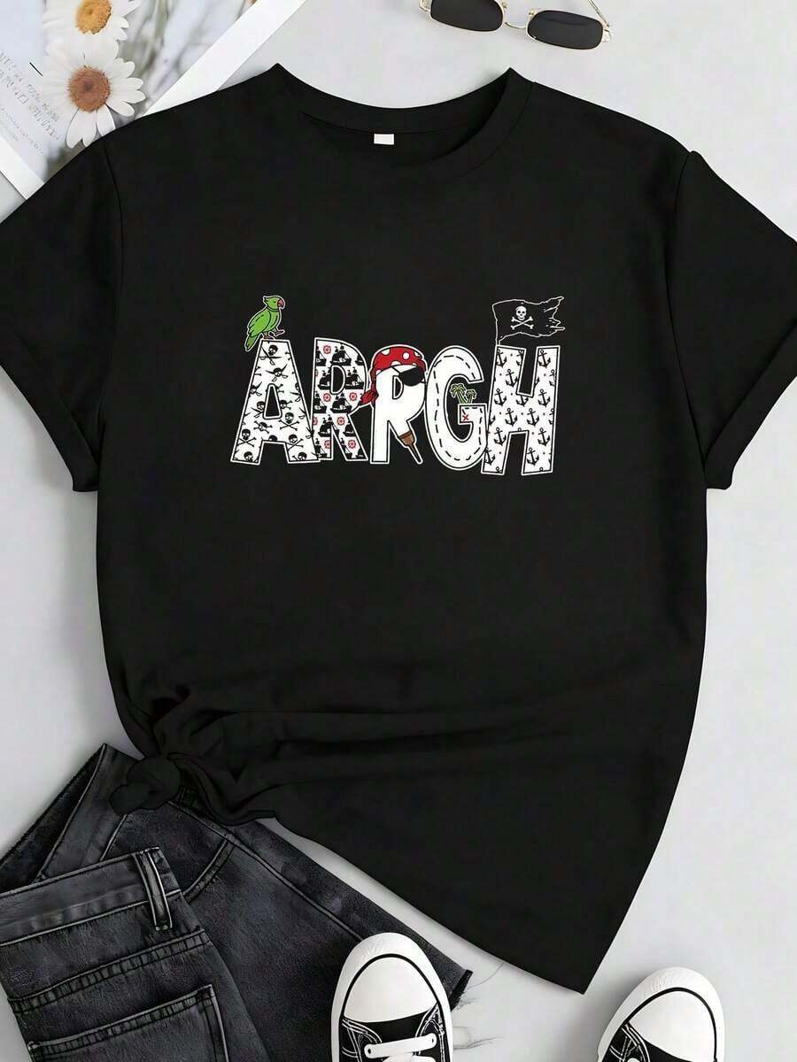1 Women's Oktoberfest Graphic T-Shirt (Sizes S-2XL) - Black 100% Short Sleeve Crew Neck T-Shirt With Colorful Beer Mug Design And German Text, Fun Oktoberfest Party Outfit For Beer Lovers, Casual, 180g, 100% Cotton. - 黑色 2 - 查看 1