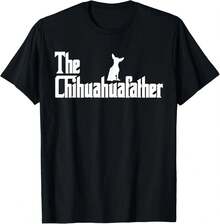 The Chihuahua Father Funny Chihuahua Dad, Gifts for Dog Lovers T-Shirt - Negro - Ver 4