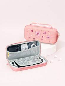 1pc Pink Star Pattern Protective Case/Cover, Compatible With Switch2 (2025), Switch NS, Switch OLED, Switch Lite, Accessories For Switch 2nd Gen/Switch, Full Set Including Storage Bag & Game Card Case, Best Gift For Switch Players - Multicolor - View 13