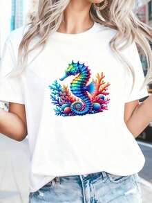 1 camiseta de humor ruso para mujer - ¡Yo en el infierno, cómo! Camiseta Divertida con Texto en Ruso - Camiseta Ligera Casual para Mujer - Ropa de Primavera Verano - Regalo Divertido para Fanáticos de la Cultura Rusa - Uso Diario 180g Algodón 100% - Blanco 1 - Ver 2