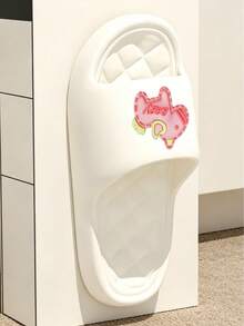 Sandalias de textura de crema de EVA de lujo, tonos de color suaves + textura exquisita, que aportan felicidad doméstica - Blanco 4 - Ver 5