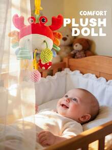 Baby Crib Hanging Rattle Toys, Car Seat Hanging Toys, Stroller Hanging Decorations, Infant Soothing Wind Chimes, Newborn Gift - Multicolor - View 5