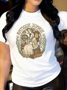 Suave Antique Digital PNG Shirt Design Instant Download Vintage Antiques Graphic, Thrifting PNG, Antiquing Shirt Design, blusas casuales, playeras de mujer algodon - Blanco - Ver 1