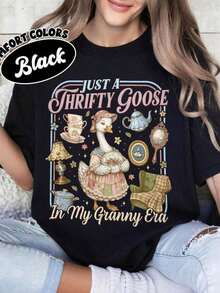 NewSummerCasualArtsadd Camiseta con la frase 'Preferiría ir de compras de segunda mano', Amante de las Antigüedades, Camiseta Gráfica con Estética de Segunda Mano, Atuendo para Amantes de las Compras, Regalos de Boutique, Camiseta Unisex de Talla Grande para Primavera y Verano, Cuello Redondo de Algodón, Súper Suave, Camiseta de Verano - Pascua, Día de San Valentín, Día de la Madre, Mamá, Pareja, Familia y Amigo, Blusas de Verano para Mujer, Ropa de Algodón para Mujer, Conjuntos para Festivales - Camiseta de Manga Corta de Algodón, Cuello Redondo, Estilo Vintage de Calle, Unisex, Holgada - 10-negro - Ver 6