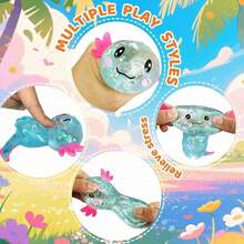 1 Stück Kristall Salamander Squishy Spielzeug, weiches langsam zurückfederndes Taba Quetsch-Fidget-Spielzeug, süßes Tier Stressabbau-Sensorikspielzeug zur Entspannung, Kawaii Schreibtischspielzeug für Kinder, Jugendliche und Erwachsene, Geburtstagsgeschenk, Party-Mitbringsel, Klassenbelohnung - Verschiedenfarbig - Übersicht 9