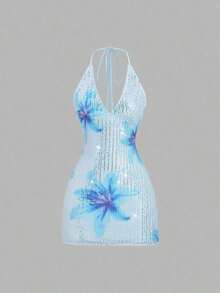 Women Midi Dresses - 藍色的 - 查看 12