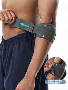 2/4pcs Adjustable Elbow Compression Sleeve, Elbow Support For Men & Women, Golfer's Elbow, Tennis Elbow Compression Strap - Multicolor - View 3