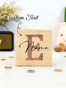 Customized Boy Girl Piggy Bank Personalized Animal Piggy Bank, Boy Girl Piggy Bank With Name Birthday Gift, Home Decor Box, Suitable For Housewarming, Living Room, Bedroom, Home, Bathroom, Back To School Season, Customized Jewelry Box - Multicolor - View 9