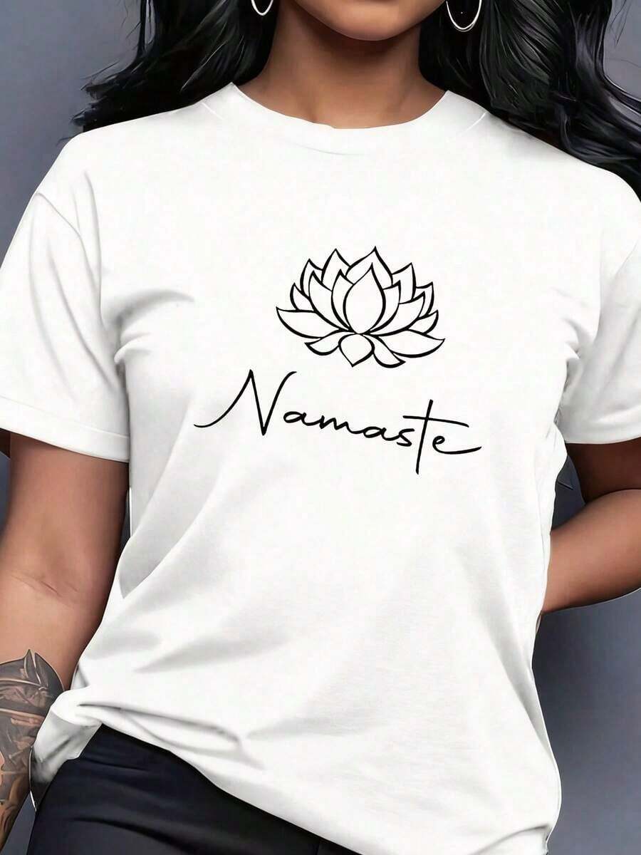 1 pieza de camiseta para mujer con estampado de rana verde turquesa - Camiseta casual de manga corta y cuello redondo con el eslogan "Soy una persona" en español y diseño de rana, ajuste medio elástico, 180g, 100% algodón. - Blanco 3 - Ver 1