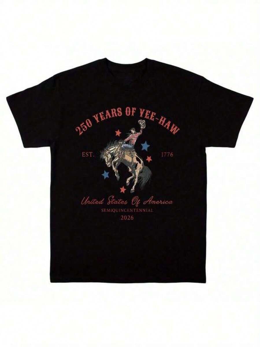 Camiseta del 4 de julio, Camiseta del 250º aniversario, Camiseta del 4 de julio, Camiseta de EE. UU. para fiesta del 4 de julio, Camiseta patriótica, Camiseta del Día de la Independencia, Regalo para mujeres y hombres, Camiseta con la bandera estadounidense, Camiseta del 250º aniversario de la América, Camiseta con águila patriótica, Camiseta con la bandera estadounidense, Regalos patrióticos, Camiseta gráfica de la libertad de América 1776-2026 - Negro - Ver 1