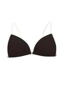 YIYANG 2/1 pièce Soutien-gorge invisible à col ras-du-cou, design antidérapant, soulève et rehausse pour une courbe plus pleine et plus charmante. Spécialement conçu pour la photographie de mariage, les robes sans bretelles, la lingerie invisible, les jupes, les robes et les occasions de voyage/vacances, livré avec des cache-tétons sexy pour accentuer l'effet de décolleté. - Multicolore - Voir 16