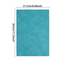 Cuaderno de papel pergamino de alta calidad A4, con marcador, cubierta de cuero suave y papel grueso, resistente a la deformación. Este cuaderno de cuero sintético es adecuado para el estudio y el uso diario, útiles escolares - A4 - Ver 3