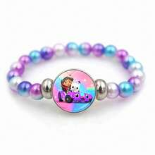 1pc Gaby's Dollhouse Pendant With Iridescent Beads, Random Styles. Fine Craft For Multi-Festival Gifts.(Stochastic Style) - Multicolor - View 6