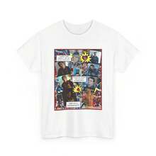 Camiseta unisex de DC Vigilante Adrian Chase, divertida camiseta gráfica, de inspiración vintage, regalo para fans, ropa informal, estilo cómic para el día a día.,Embalaje individual - Blanco - Ver 3