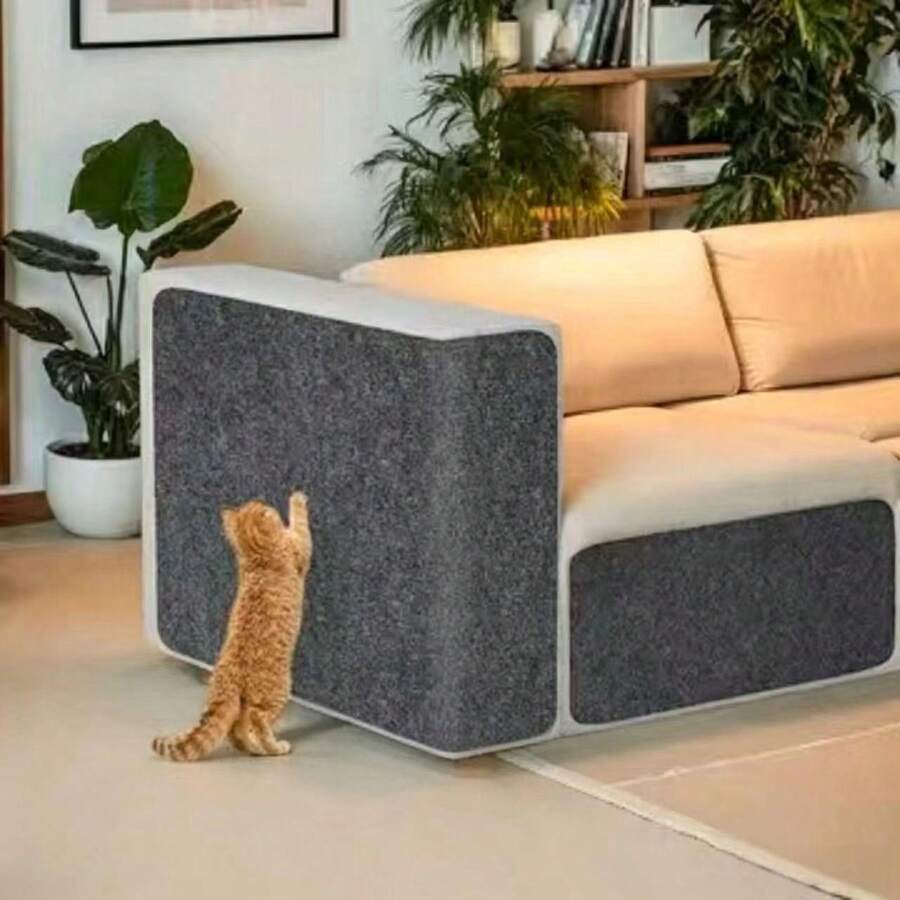 垂直攀爬猫抓板,强力自粘,可裁剪自粘猫抓板,适用于沙发、家具、墙角、猫树、立柱、地毯架等,保护猫咪免受抓挠。 - 30*100cm - 查看 1