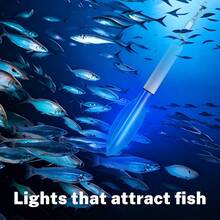 3pcs LED Fishing Light, Fish Attracting Light, Flashing Glow Stick, Fish Aggregator, Suitable For Sea Fishing, Fishing Accessories [Batteries Not Included] - 3-pack (red + Green + Blue) - View 7