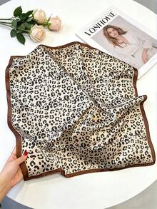 1 chiếc khăn vuông in chấm bi casual 70cm, kiểu dáng mới, thích hợp làm băng đô, thắt lưng, phụ kiện đội đầu, khăn quàng cổ thời trang cho nữ mùa xuân/thu. - Nhiều màu - Xem 3