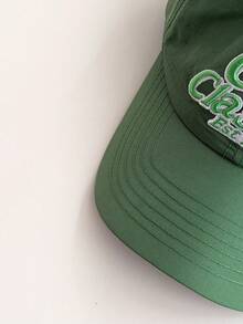 1pc Soft Top Quick Dry Letter Embroidered Baseball Cap, Unisex Spring Summer Outdoor Breathable Peaked Hat, Fashion American Style 3D Letter Embroidery, Streetwear Youth Couple Hip Hop Student Quick Dry Sun Protection Baseball Cap, Breathable Baseball Cap - Grow Letters - View 9