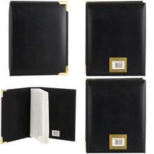 Pioneer Photo Albums 208 Pocket Black Sewn Leatherette Cover with Brass Corner Accents Photo Album 4 by 6-Inch - Blanco claro - Ver 1