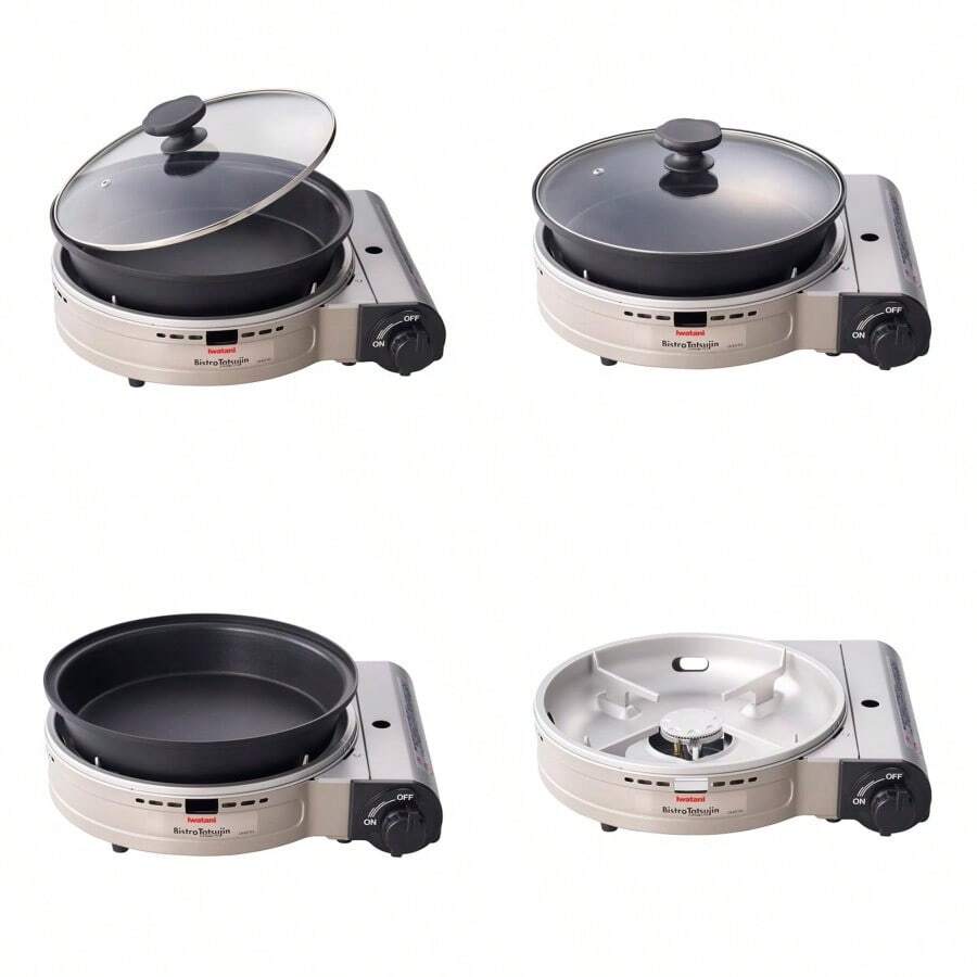 assdfsdfIwatani Iwatani Cassette Stove Bistro Master Plus Silver CB-BST-PLS Grill Pan Hot Platesdgffdscs - 写真通り - チェックする 1