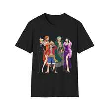 Camiseta unisex, camiseta de la tripulación pirata de anime|Camiseta con Estampado de Personajes Coloridos, ropa de mujer, blusas para mujer, tops para mujer, camisetas para mujer, atuendo casual diario, corte regular, combinación diaria, estampado gráfico, estilo deportivo casual, atuendo casual diario, corte regular, combinación diaria, estampado gráfico, estilo deportivo casual - Negro - Ver 1