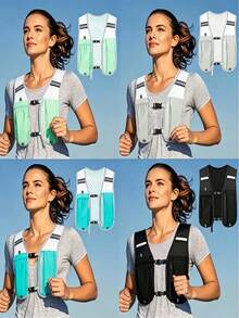 1pc Lightweight Running Vest Backpack , Unisex Sports, With Multi-Functional Storage Design, Suitable For Outdoor Hiking, Cycling, Running, Climbing And Other Sports Activities. Breathable And Water-Resistant,Back-To-School Essentials - Multicolor - View 11