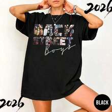Cute Unisex Premium Casual T-Shirts, Journey Frontier Final Tour 2026 T-Shirt, Retro Rock Band T-Shirt, Journey Band Concert T-Shirt, Gift For Classic Rock Fans - 黑色 5 - 查看 6