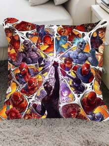 Marvel 抱枕套組，可愛卡通抱枕墊，沙發靠墊，床用裝飾方形頭枕，適合旅行用品、商務出差、度假、旅行、開學季。生日派對裝飾用品。 - 多款 - 查看 10