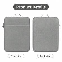 Túi đựng máy tính bảng 10.9-15.6" phù hợp với các thế hệ máy tính bảng 11, 10, 10.9 Air 5, Air 4, 10.9, 9, 8, 7, 10.2 Pro, 11. Túi có khóa kéo tiện dụng, trượt mượt mà. - Xem 6