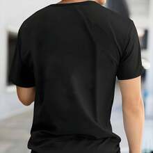 Your T-Shirt With Personalized Text, Custom Your Own Bootleg Shirts, Custom Bootleg Rap Tee, Birthday Gift - 藍色 - 查看 3