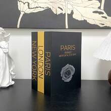 3pcs/Set Decorative Faux Books, Metallic Foil Finish, Realistic Appearance, Suitable For Home Decor, Coffee Table, Bookshelf, Fireplace Mantel, TV Cabinet - 3pcs - View 5